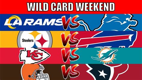 predictions for wild card weekend